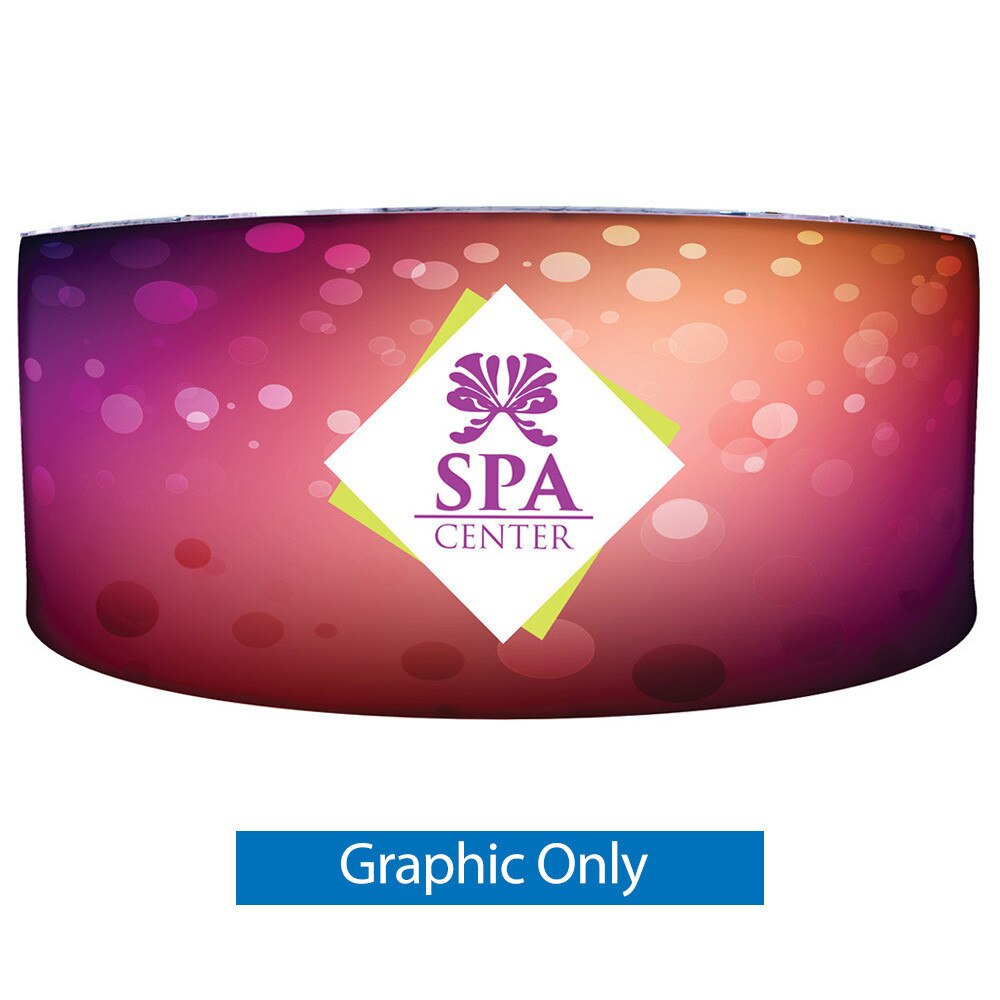 EZ Fabric Counter Curved Triple — Graphic Only